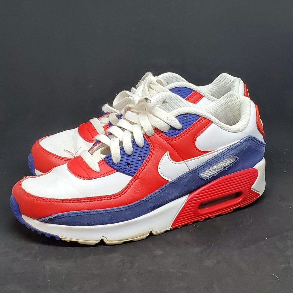 Nike youth AIR MAX 90 LEATHER GS 'USA'  youth 6.5